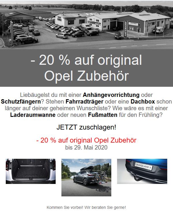 Zubehör Aktion Opel Zubehör Aktion Opel Braunau