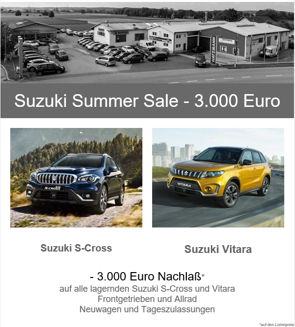 Suzuki Summer Sale Summer Sale 1